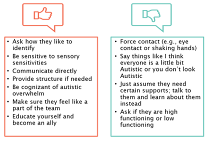 Do's and Don'ts for Supporting Your Autistic Coworker